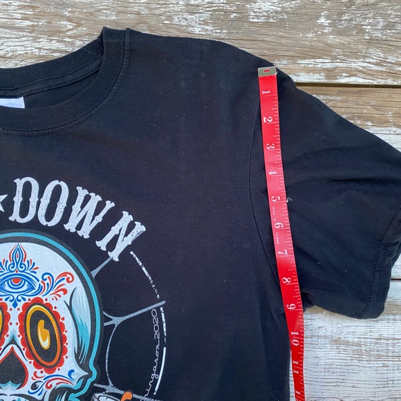 Mens black tshirt, day of the dead skull, sit down gringo, Cinco de Mayo, Large - Picture 8 of 10